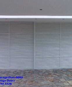 Louver Style Garage Door 0005