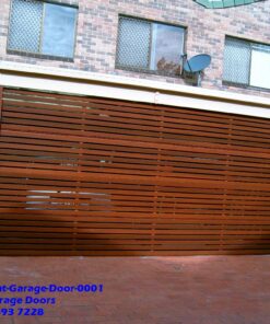 Timbertone Slat Garage Door 0001